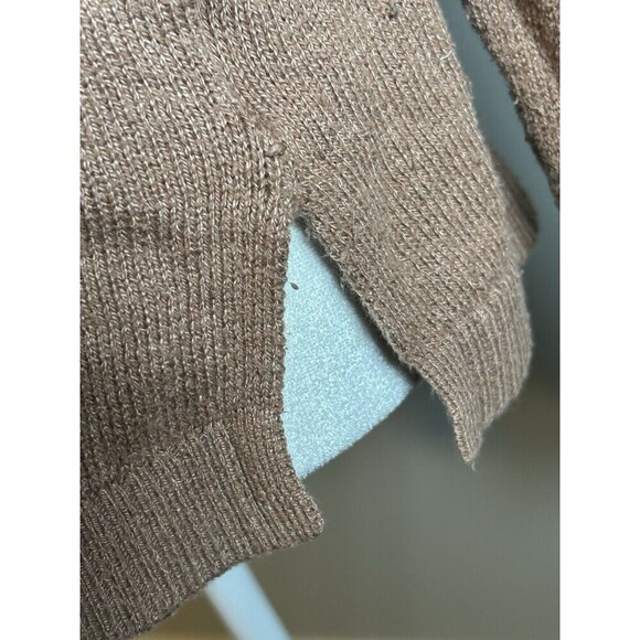 Old Navy Sweater Brown Pullover Round Neck Long Sleeves Knit Women’s Small - Picture 3 of 9